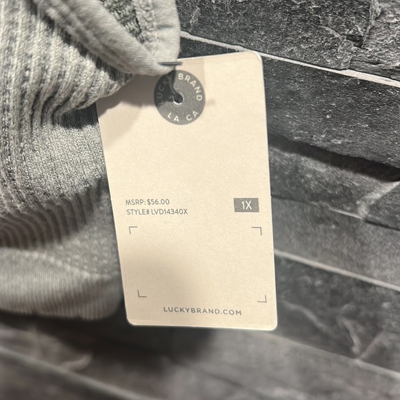 Lucky Brand Textured Stretch Comfort 3 pc Set - One Pullon Bra and Two BoyShorts - Picture 3 of 3